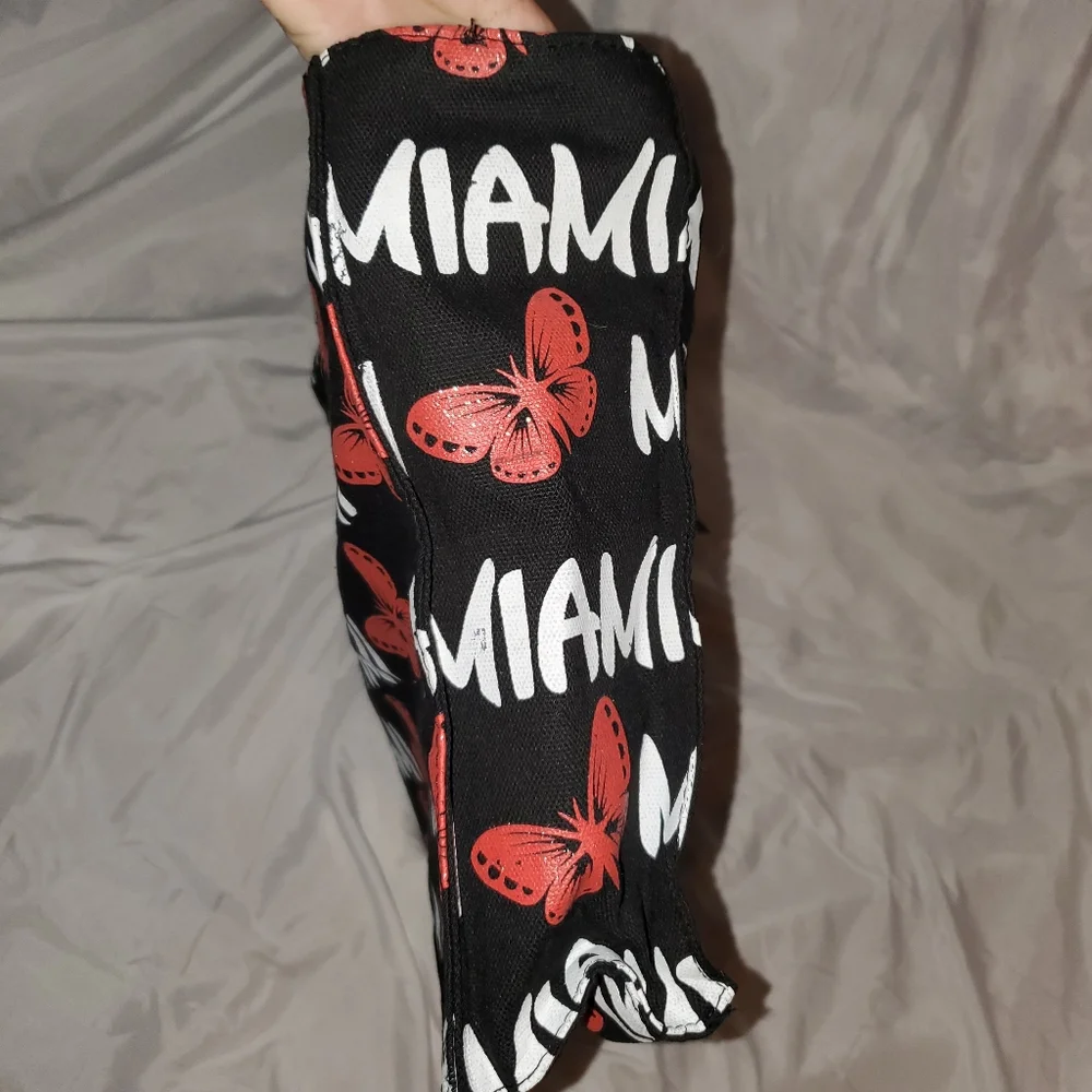 💸 5 for $20 | NWT Maran' Athah Miami Butterfly Canvas Tote Bag - Picture 8 of 16